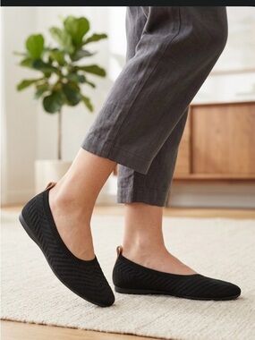 Sanctuary ComfortKnits Black Women's Slip-On Ballet Flats